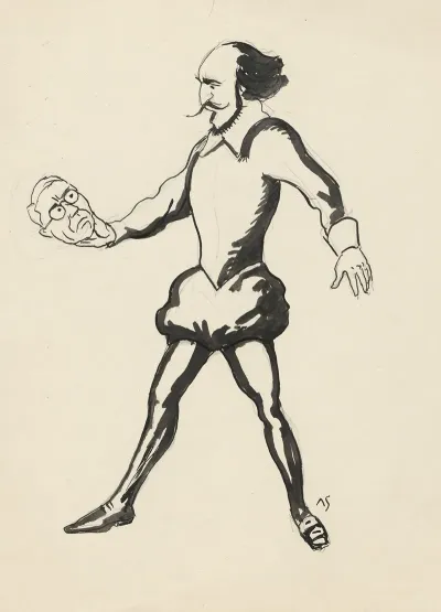 Hamlet Holds A Mans Head Instead Of A Skull