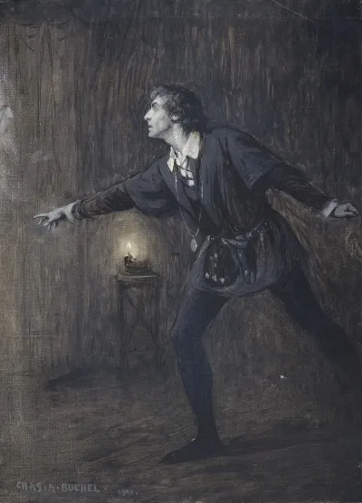 Hamlet I 5 As Performed At The Adelphi Ham Where Wilt Thou Lead Me