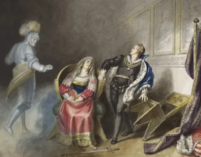 Hamlet Iii 4 Ghost Queen And Hamlet