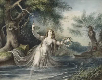 Hamlet Iv 7 Ophelia Falling Into The Water