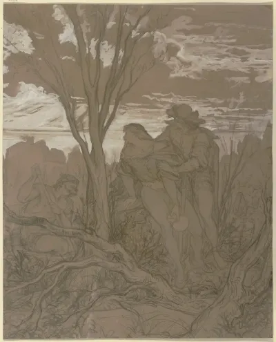 Hamlet Und Horatio Auf Dem Kirchhof