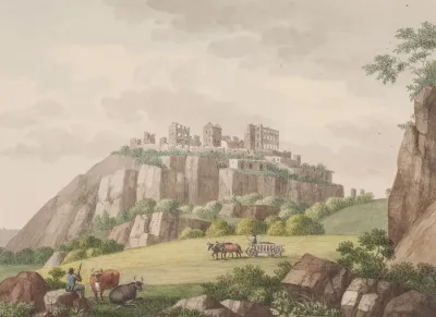 Hammershus Pa Bornholm Set Fra Nordsiden