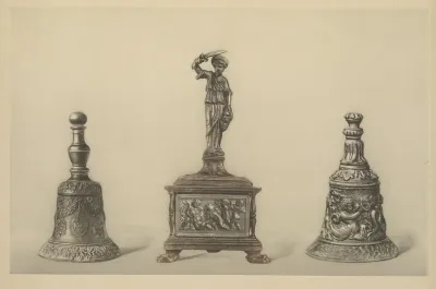 Hand Bell Workshop Of Riccio Hand Bell North Italian Xvi Century Inkstand With Classic Subject Paduan School Late Xv Century