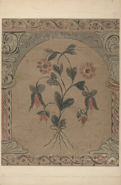 Hand Painted Wall Detail 5