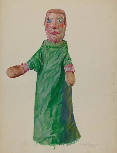 Hand Puppet Boxer