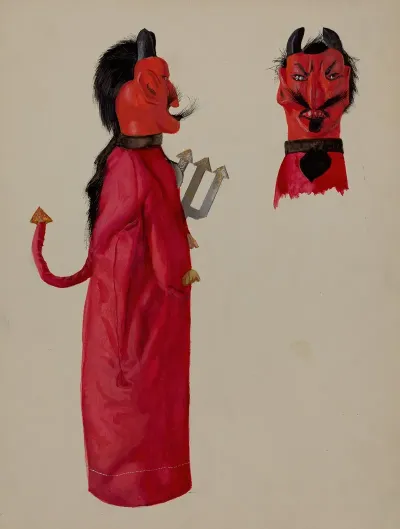Hand Puppet Devil