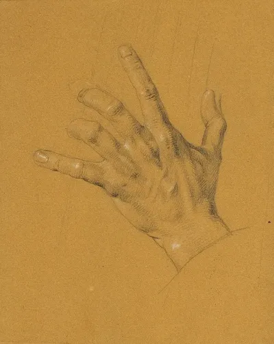 Handstudie Zu Ossian Und Malvina
