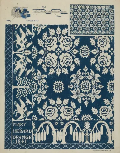 Handwoven Coverlet 10