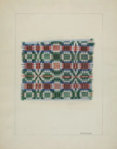 Handwoven Coverlet 18