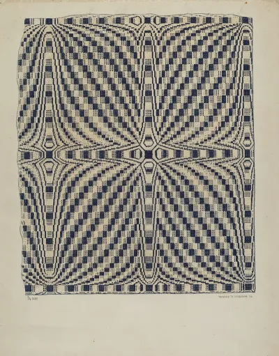 Handwoven Coverlet 7