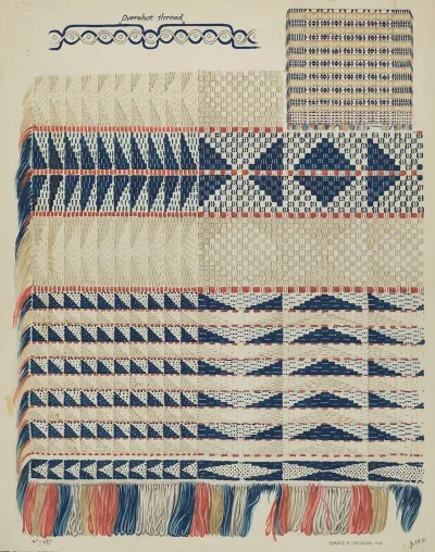 Handwoven Coverlet 8