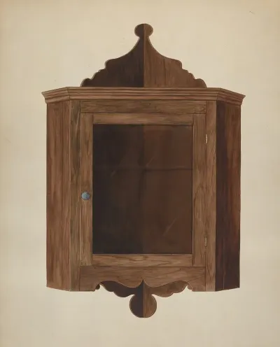 Hanging Corner Cupboard 2