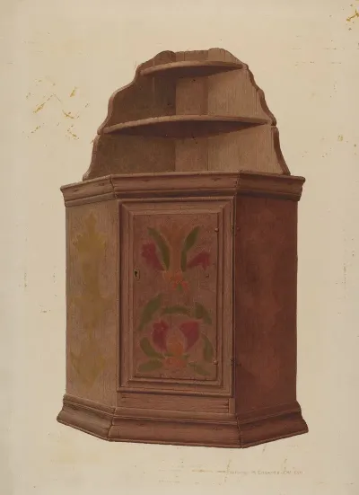 Hanging Corner Cupboard 3