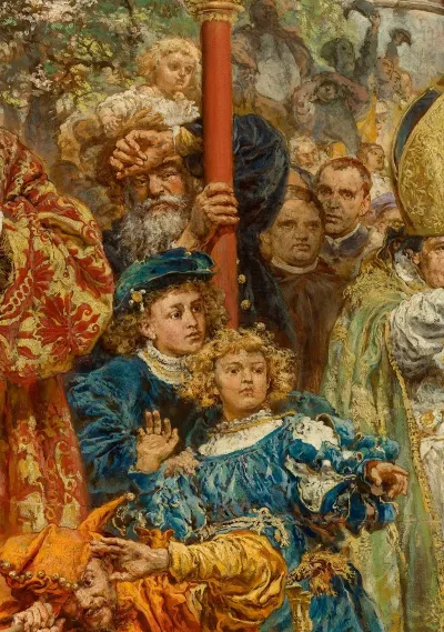 Hanging Of The Sigismund Bell At The Cathedral Tower In 1521 In Krakow