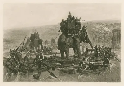 Hannibal Crossing The Rhone