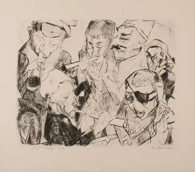 Happy New Year 1917 Plate 17 From The Portfolio Faces
