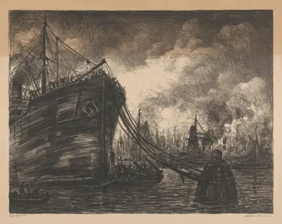 Harbor With Ships 2