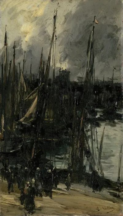 Harbour View In Dunkerque