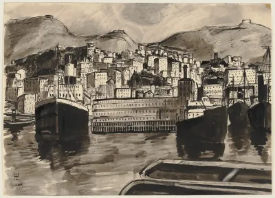 Harbour View Of Genoa