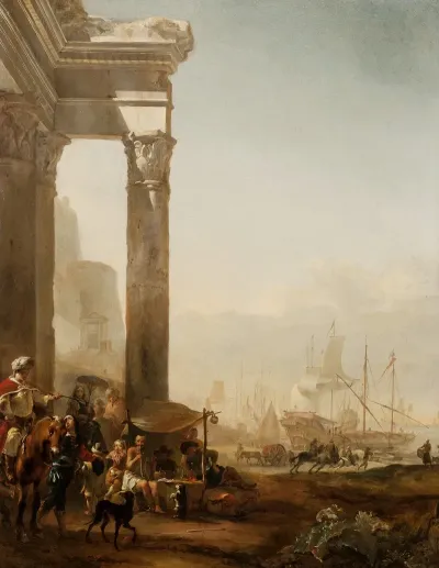 Harbour With Antique Ruins 2