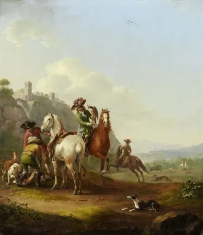 Hare Hunt With Falconer