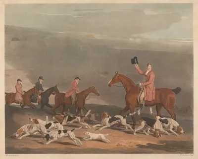 Hare Hunting Francis Duckenfield Astley Esqr And His Harriers