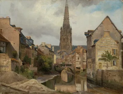 Harfleur Bei Le Havre Blick Auf Saint Martin