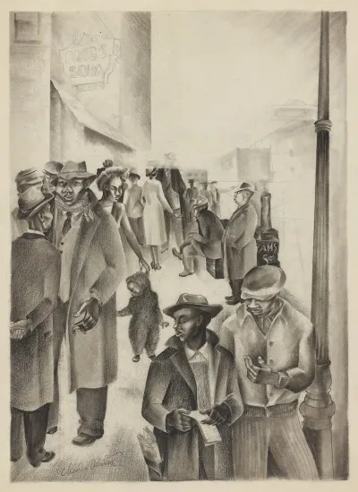 Harlem Street Scene
