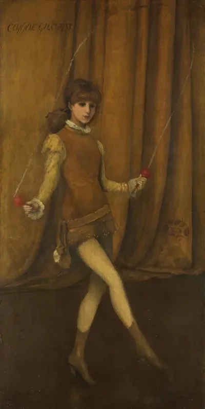 Harmony In Yellow And Gold The Gold Girl Connie Gilchrist