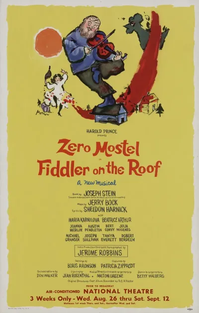 Harold Prince Presents Zero Mostel In Fiddler On The Roof