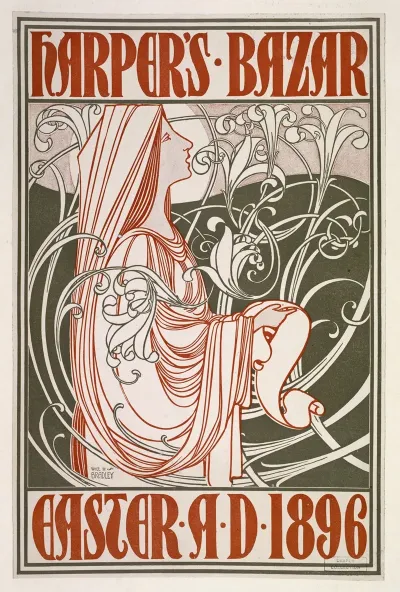 Harpers Bazar Easter A D 1896