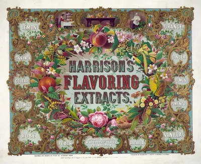 Harrisons Flavoring Extracts Phila
