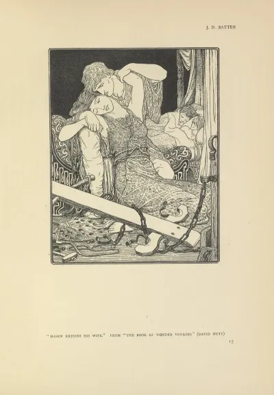 Hasen Rejoins His Wife The Book Of Wonder Voyages