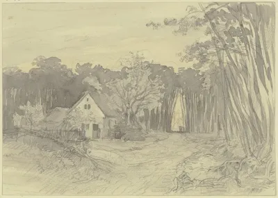 Haus Auf Einer Waldlichtung