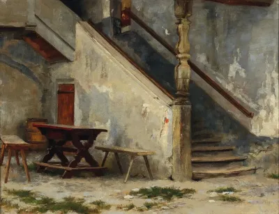 Hausgang Mit Treppenaufgang