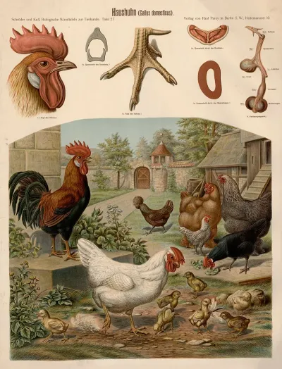 Haushuhn Gallus Domesticus
