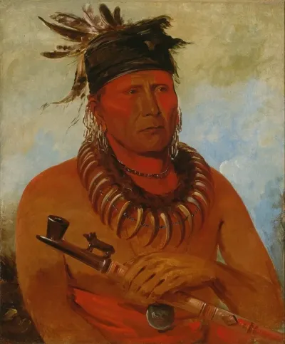 Haw Che Ke Sug Ga He Who Kills The Osages Chief Of The Tribe