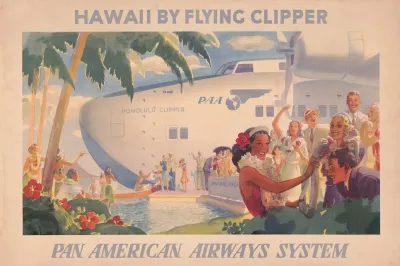 Hawaii By Flying Clipper Pan American Airways System