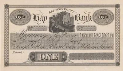Hay Bank Brecknockshire One Pound Note