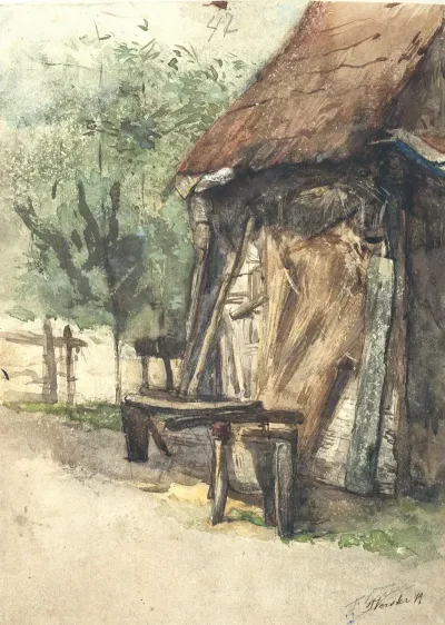 Hay Barn With Workbench