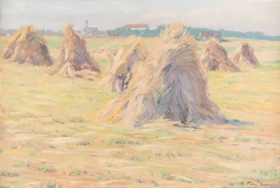 Hay Harvest Near Dachau