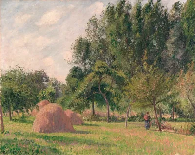 Haystacks Morning Eragny