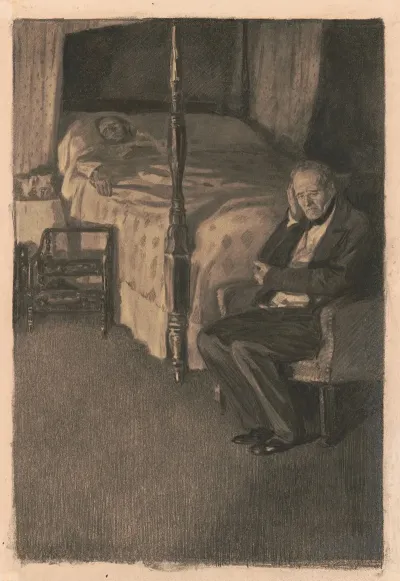 He Sat Up Alone With Him Through The Night From Middlemarch By George Eliot