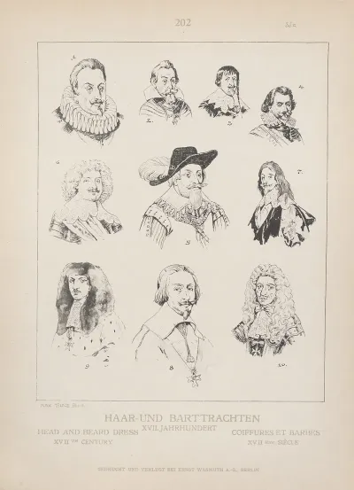 Head And Beard Dress Xviith Century