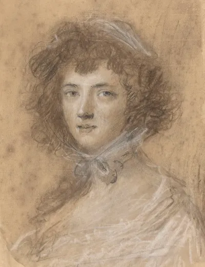 Head And Bust Of A Woman