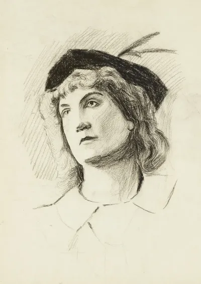 Head And Shoulders Of A Young Woman