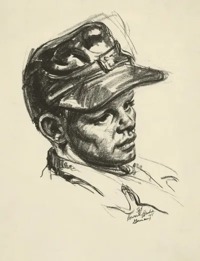 Head And Shoulders Portrait Of Unidentified Soldier