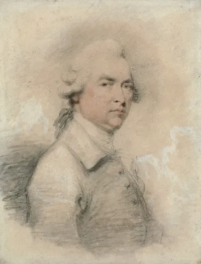 Head And Shouldres Portrait Of A Man Turned To The Right