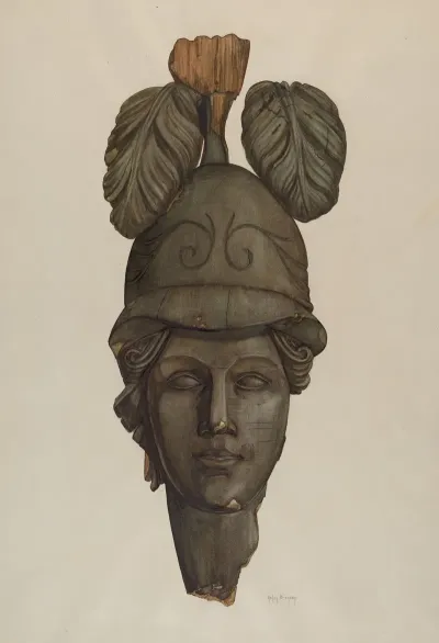 Head From A Statue Minerva