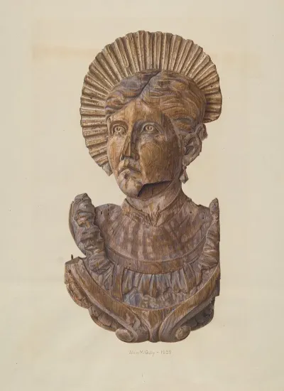 Head From Circus Wagon